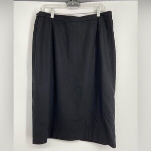 Ellen Tracy Wool cashmere‎ pencil midi skirt, size 15